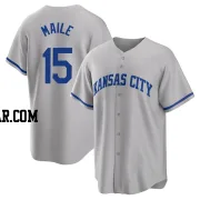 Luke Maile Youth Kansas City Royals Gray Replica 2022 Road Jersey