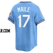 Luke Maile Youth Kansas City Royals Light Blue Limited Throwback Cooperstown Collection Jersey