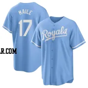 Luke Maile Youth Kansas City Royals Light Blue Replica 2022 Alternate Jersey