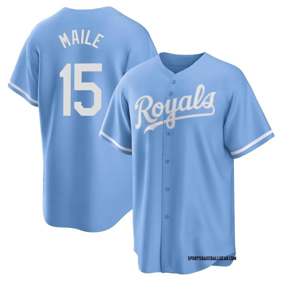 Luke Maile Youth Kansas City Royals Light Blue Replica 2022 Alternate Jersey