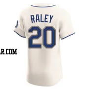 Luke Raley Men's Seattle Mariners Cream Elite Alternate Jersey