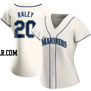 Luke Raley Women's Seattle Mariners Cream Authentic Alternate Jersey