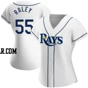 Luke Raley Women's Tampa Bay Rays White Replica Home Jersey