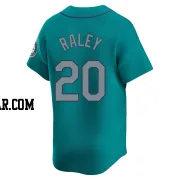 Luke Raley Youth Seattle Mariners Aqua Limited Alternate Jersey
