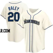 Luke Raley Youth Seattle Mariners Cream Replica Alternate Jersey