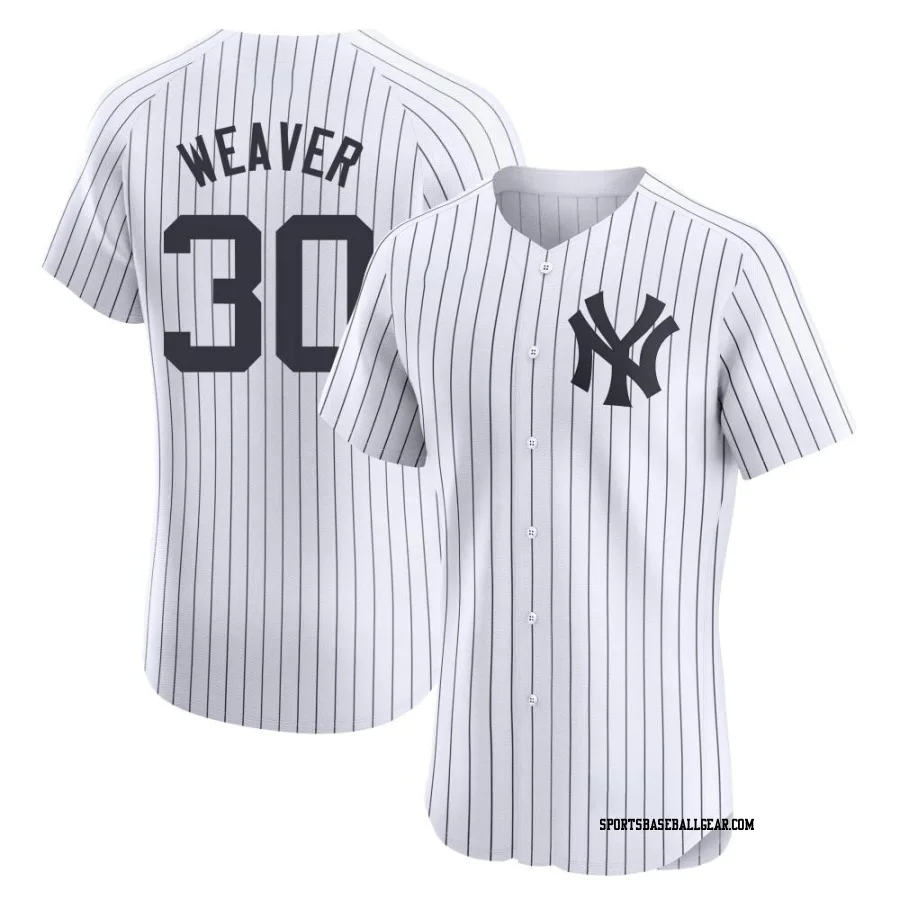 Luke Weaver Men's New York Yankees White Elite Home Jersey