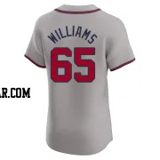Luke Williams Men's Atlanta Braves Gray Elite Road Jersey