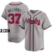 Luke Williams Youth Atlanta Braves Gray Limited Away Jersey