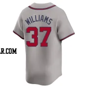 Luke Williams Youth Atlanta Braves Gray Limited Away Jersey
