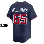 Luke Williams Youth Atlanta Braves Navy Limited Alternate Jersey
