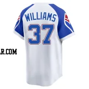 Luke Williams Youth Atlanta Braves White Limited Throwback Cooperstown Collection Jersey
