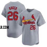 Luken Baker Men's St. Louis Cardinals Gray Limited Away Jersey