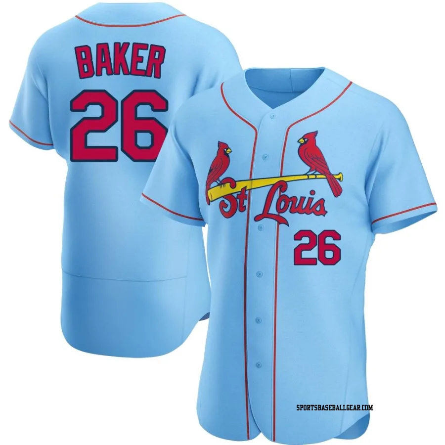 Luken Baker Men's St. Louis Cardinals Light Blue Authentic Alternate Jersey