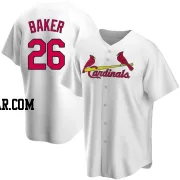 Luken Baker Men's St. Louis Cardinals White Replica Home Jersey
