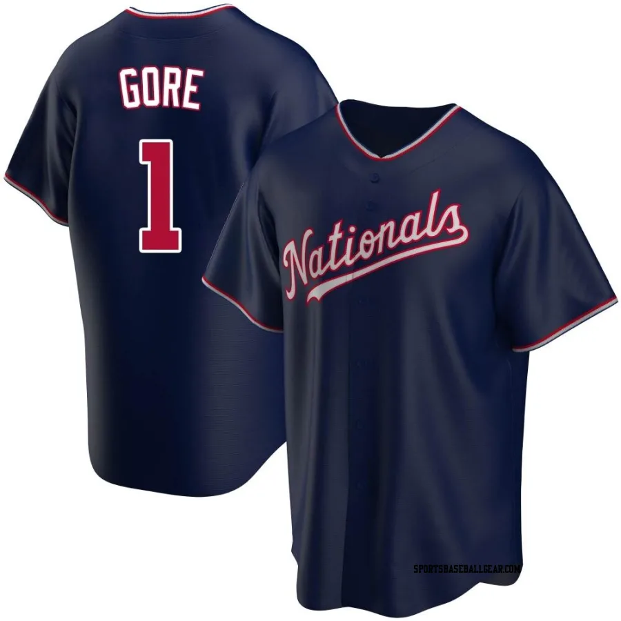 MacKenzie Gore Men's Washington Nationals Navy Replica Alternate Jersey