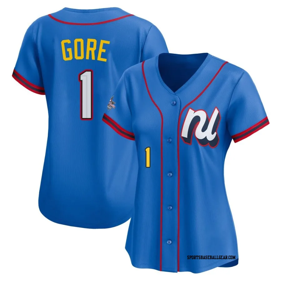 MacKenzie Gore Women's Washington Nationals Blue Limited National League 2025 All-Star Edition Jersey