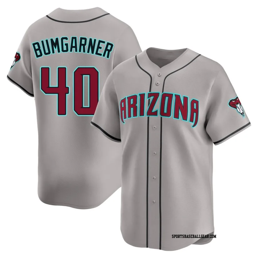 Madison Bumgarner Men's Arizona Diamondbacks Gray Limited Alternate Jersey