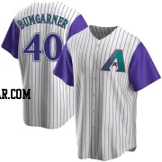 Madison Bumgarner Youth Arizona Diamondbacks Cream/Purple Replica Alternate Cooperstown Collection Jersey