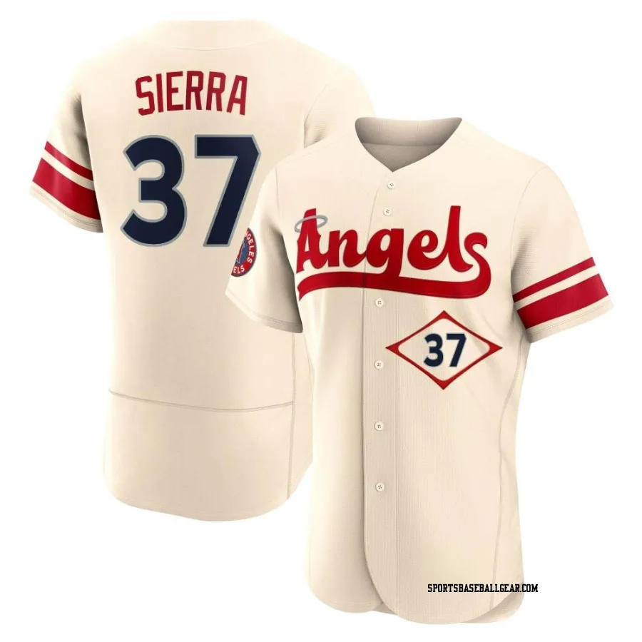 Magneuris Sierra Men's Los Angeles Angels Cream Authentic 2022 City Connect Jersey