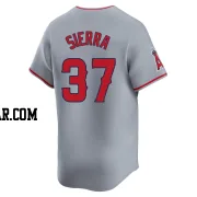 Magneuris Sierra Men's Los Angeles Angels Gray Limited Away Jersey