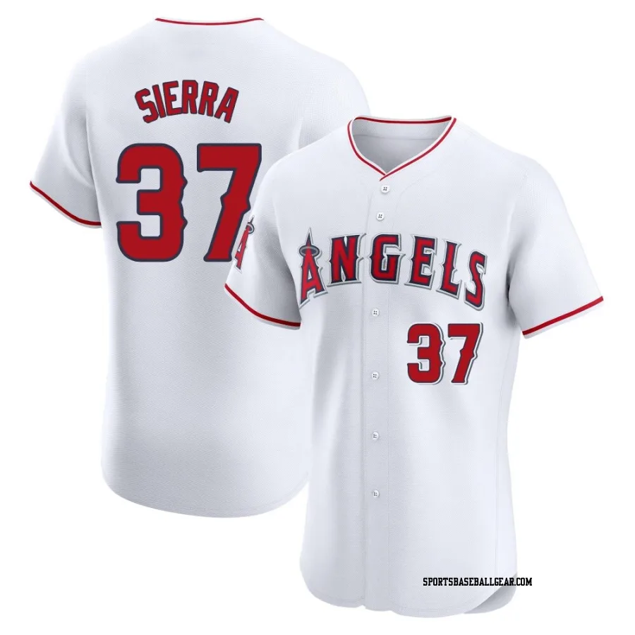Magneuris Sierra Men's Los Angeles Angels White Elite Home Jersey
