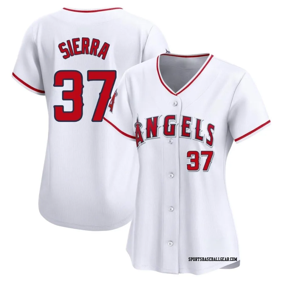 Magneuris Sierra Women's Los Angeles Angels White Limited Home Jersey