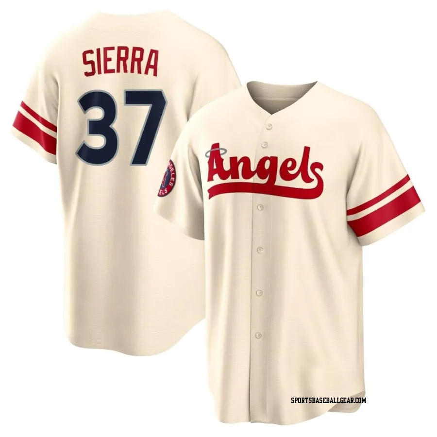 Magneuris Sierra Youth Los Angeles Angels Cream Replica 2022 City Connect Jersey