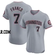Maikel Franco Men's Washington Nationals Gray Elite Road Jersey