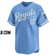 Maikel Garcia Youth Kansas City Royals Light Blue Limited Alternate Jersey