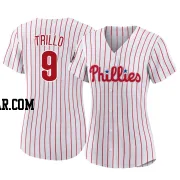 Manny Trillo Women's Philadelphia Phillies White Authentic 2022 World Series Home Jersey