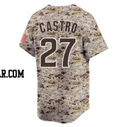 Manuel Castro Youth San Diego Padres Camo Limited 2nd Alternate Jersey