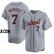 Manuel Margot Men's Detroit Tigers Gray Limited Road Jersey