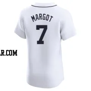 Manuel Margot Men's Detroit Tigers White Elite Home Jersey