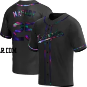 Manuel Margot Men's Los Angeles Dodgers Black Holographic Replica Alternate Jersey