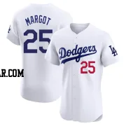 Manuel Margot Men's Los Angeles Dodgers White Elite Home Jersey