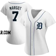 Manuel Margot Women's Detroit Tigers White Authentic Home Jersey