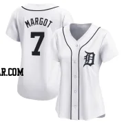 Manuel Margot Women's Detroit Tigers White Limited Home Jersey