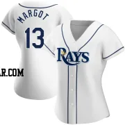 Manuel Margot Women's Tampa Bay Rays White Authentic Home Jersey