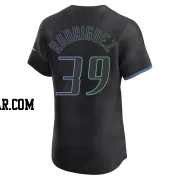Manuel Rodriguez Men's Tampa Bay Rays Charcoal Elite 2024 City Connect Jersey
