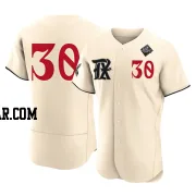 Marc Church Men's Texas Rangers Cream Authentic 2023 City Connect 2023 World Series Jersey