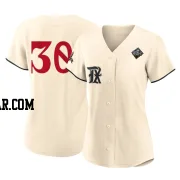 Marc Church Women's Texas Rangers Cream Authentic 2023 City Connect 2023 World Series Jersey