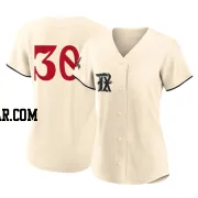 Marc Church Women's Texas Rangers Cream Authentic 2023 City Connect Jersey