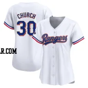 Marc Church Women's Texas Rangers Gold Limited White 2024 Collection Jersey