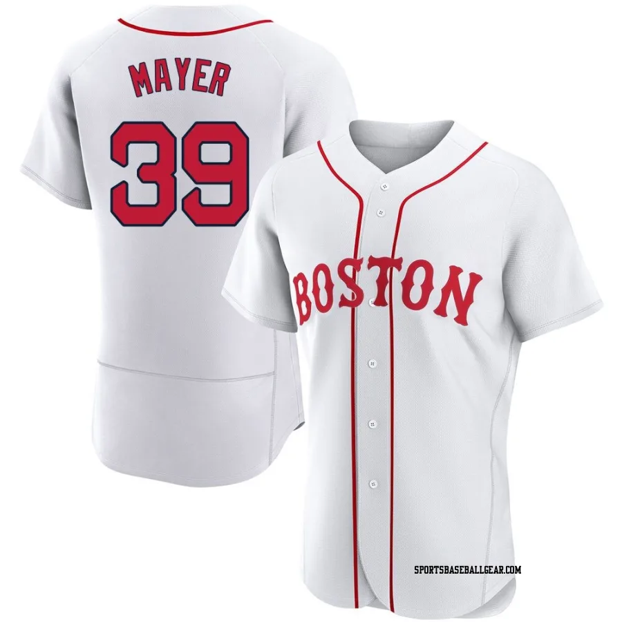 Marcelo Mayer Men's Boston Red Sox White Authentic 2021 Patriots' Day Jersey