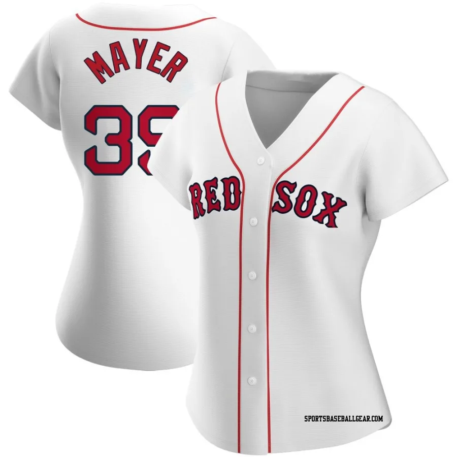 Marcelo Mayer Women's Boston Red Sox White Authentic Home Jersey