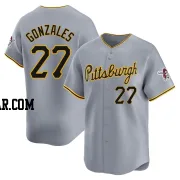 Marco Gonzales Men's Pittsburgh Pirates Gray Limited Away Jersey