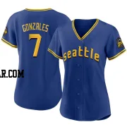 Marco Gonzales Women's Seattle Mariners Royal Replica 2023 City Connect Jersey