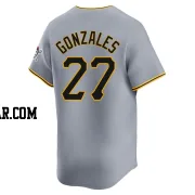 Marco Gonzales Youth Pittsburgh Pirates Gray Limited Away Jersey