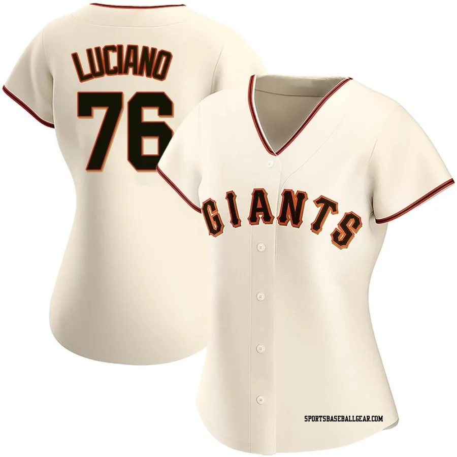 Marco Luciano Women's San Francisco Giants Cream Replica Home Jersey