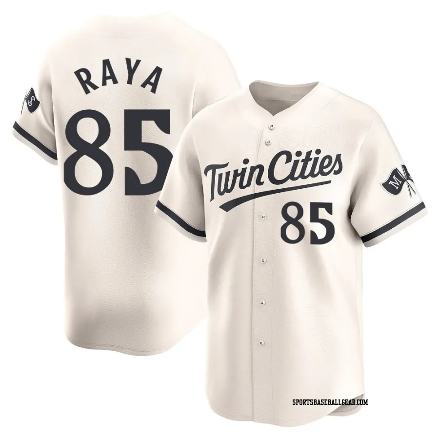 Marco Raya Men's Minnesota Twins Cream Limited Alternate Jersey